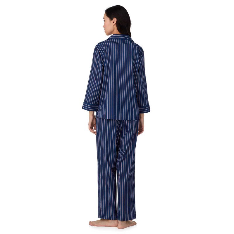 Lauren Ralph Lauren Cotton Lawn 3/4 Sleeve Notch Collar Pajama image number 1